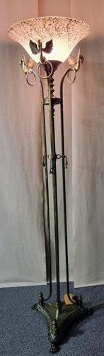 Staande lamp - Messing - Stehlamp Arte Deco, Antiek en Kunst