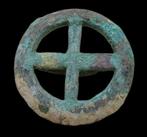 Bactrian oud bronzen opengewerkt zegelstempel - 5 cm (Zonder