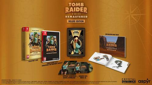 Tomb Raider I-III Remastered-Deluxe Edition (NSW) NIEUW, Spelcomputers en Games, Games | Nintendo Switch, Nieuw, Ophalen of Verzenden