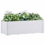 vidaXL Plantenbak hoog met zelfbewateringssysteem 100x43x33, Tuin en Terras, Bloembakken en Plantenbakken, Kunststof, 100 cm of meer