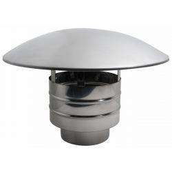 ENKELWANDIG ROOKKANAAL  TREKKENDE REGENKAP, DIAMETER Ø400, Huis en Inrichting, Kachels, Ophalen of Verzenden
