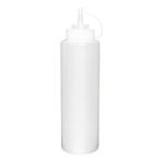 Vogue knijpfles/doseerfles transparant 340ml, Huis en Inrichting, Keuken | Keukenbenodigdheden, Verzenden, Nieuw
