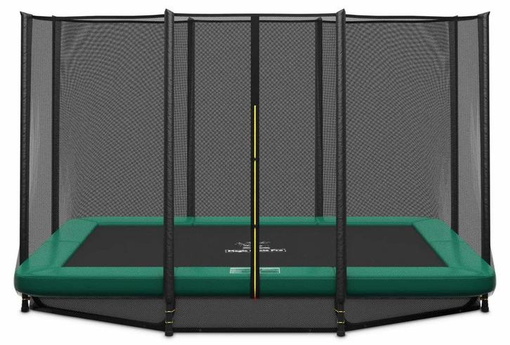 Ingraaf Trampoline Magic Circle Pro 214 x 305 cm Groen met, Kinderen en Baby's, Speelgoed | Buiten | Trampolines, Nieuw, Ophalen of Verzenden