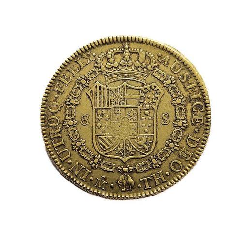 Mexico. 8 Escudos 1804 Carlos IV, Postzegels en Munten, Edelmetalen en Baren