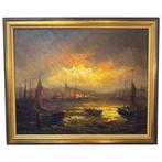 Peter Brouwer (1935-2010) - Hafen, Antiek en Kunst, Kunst | Schilderijen | Klassiek