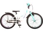 Volare Glamour Kinderfiets - Meisjes - 18 inch - Wit/Mint, Verzenden, Zo goed als nieuw