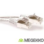 ACT Witte 15 meter LSZH SFTP CAT6A patchkabel snagless met, Verzenden, Nieuw