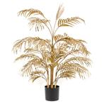 Emerald Kunstplant Areca palmboom 105 cm goudkleurig, Nieuw, Verzenden