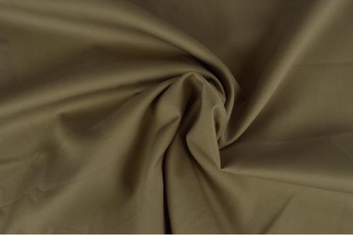 10 meter keper katoen - Taupe - 150cm breed, Hobby en Vrije tijd, Stoffen en Lappen, 120 cm of meer, 200 cm of meer, Overige kleuren