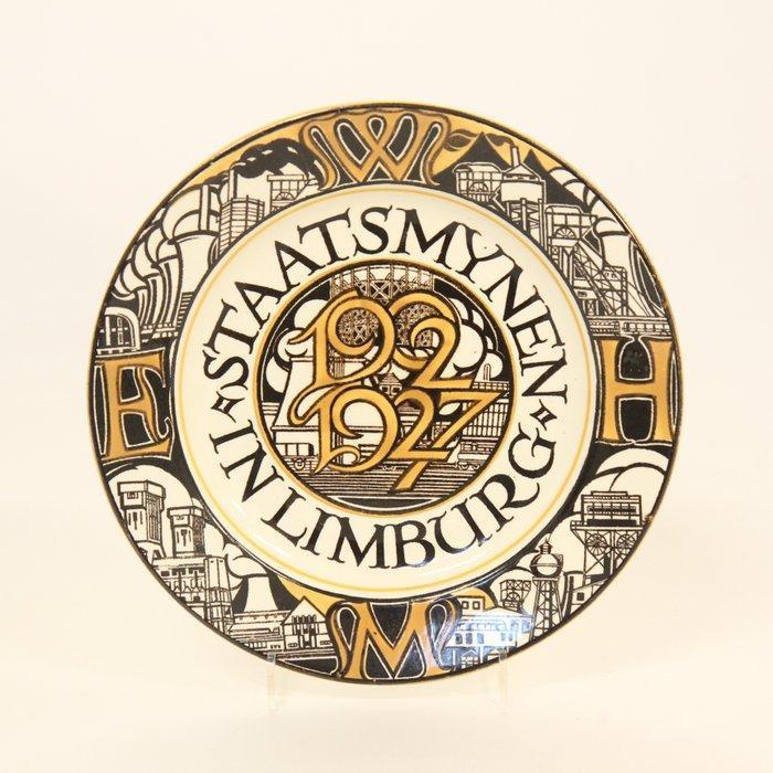 Art Deco (1927) wandbord - W.J. Rozendaal - Petrus Regout -, Antiek en Kunst, Antiek | Glas en Kristal