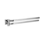 Handdoekhouder Smedbo Ice 2 Lids Chroom, Ophalen of Verzenden, Nieuw, Chroom, Bad