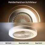 2dekans | Nolt Plafondventilator met Verlichting -, Ophalen of Verzenden, Zo goed als nieuw