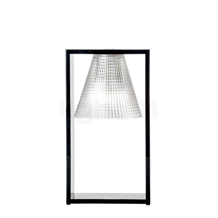 Kartell Light-Air Tafellamp, zwart/glas helder - met pregemu, Huis en Inrichting, Lampen | Tafellampen, Nieuw, Verzenden