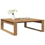 vidaXL Salontafel 100x100x35 cm bewerkt hout artisanaal, Verzenden, Nieuw, Overige houtsoorten, 100 tot 150 cm