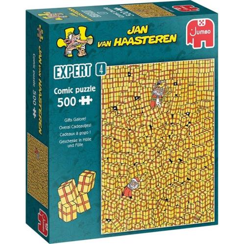 Jan Van Haasteren Puzzel Expert Overal Cadeautjes 500 Stukje, Kinderen en Baby's, Speelgoed | Kinderpuzzels, Nieuw, Verzenden