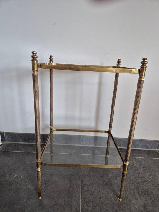 Wandtafel - Glas, Messing - Tavolo vintage stijl, Antiek en Kunst, Curiosa en Brocante