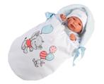 Llorens Pop  Tino Con Saquito Oruga 44 Cm (Poppen 37- 45 cm), Ophalen of Verzenden, Nieuw, Babypop