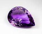 Zonder minimumprijs Amethist - 40.90 ct - Gem Report Antwerp, Sieraden, Tassen en Uiterlijk, Edelstenen, Nieuw
