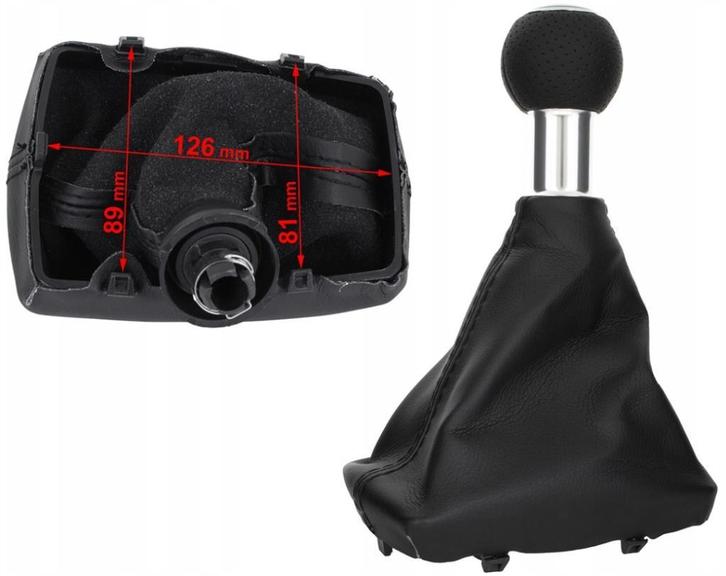 Pookhoes + schakelknop + pookknop en frame Audi A4 B6 B7, Auto diversen, Autohoezen, Op maat, Nieuw