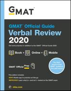 GMAT Official Guide 2020 Verbal Review 9781119576112, Zo goed als nieuw, Verzenden