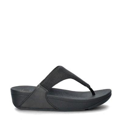 Fitflop Lulu Shimmer Lux slippers voor dames in het Zwart, Kleding | Dames, Schoenen, Slippers, Zwart, Nieuw, Verzenden