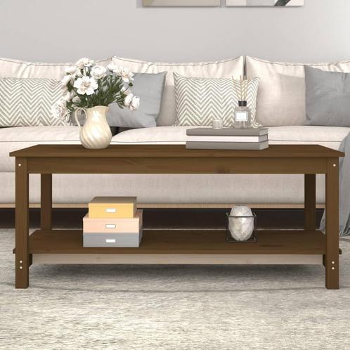 vidaXL Salontafel 110x55x45 cm massief grenenhout, Huis en Inrichting, Tafels | Salontafels, 100 tot 150 cm, Nieuw, Grenenhout