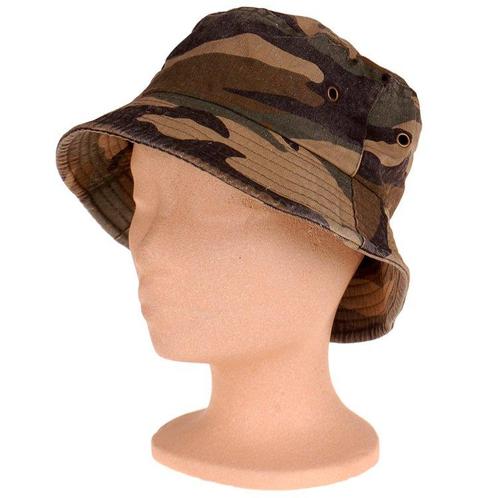 Junglehoed-Vissershoed Vintagelook Woodland Camouflage Licht, Kleding | Heren, Hoeden en Petten, Nieuw, Ophalen of Verzenden