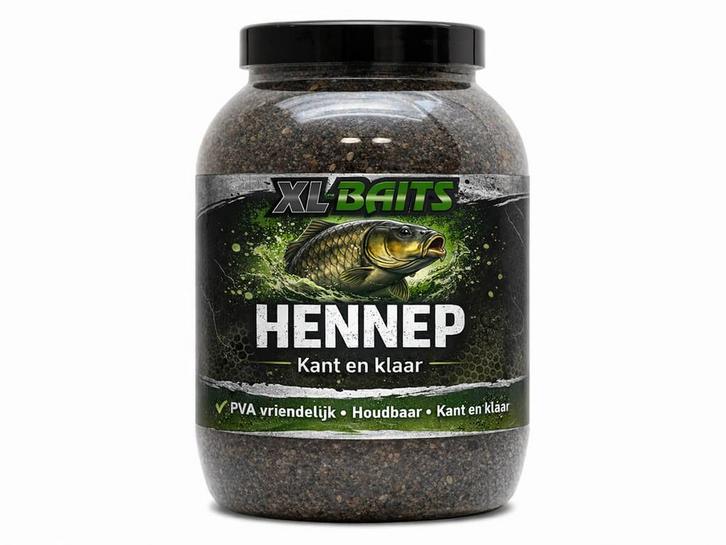 Hennep 3L Kant en Klaar - PVA Vriendelijk - Karper XL, Watersport en Boten, Hengelsport | Karpervissen, Overige typen, Nieuw, Verzenden