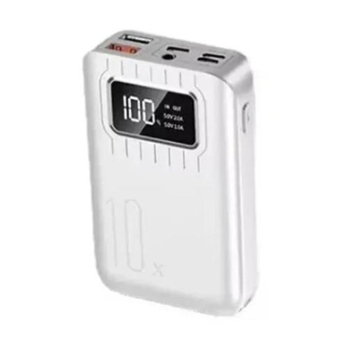 Mini Powerbank 10.000mAh - Dual 2x USB Poort - LED Display, Telecommunicatie, Powerbanks, Nieuw, Verzenden