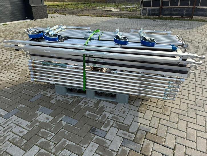 Pallet Actie: Eurotower 8.2 WH – Complete Steigerset!, Doe-het-zelf en Verbouw, Steigers, 5 meter of hoger, Nieuw, Rolsteiger of Kamersteiger