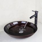 Olie Bronzen afgewerkte wastafel kraan Bambuk met hand gesch, Verzenden, Nieuw