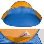 Tweedekans | Pop up strandtent beach shelter blauw-oranje, Ophalen of Verzenden, Zo goed als nieuw