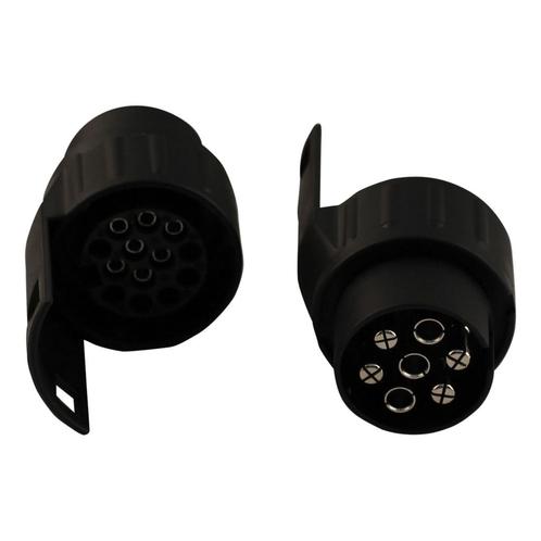 Novio Mini-adapter auto 7-polig - ahw 13-polig (Jäger, Auto diversen, Aanhangwagen-onderdelen, Ophalen of Verzenden
