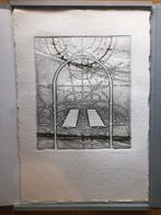 Walter Valentini - Bloksnijwerk, LA città ideale - 45 cm -, Antiek en Kunst