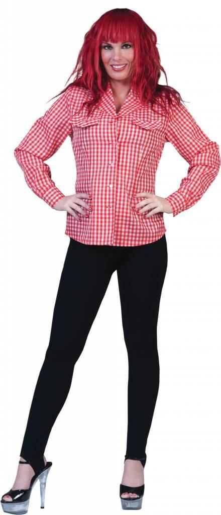 Tiroler blouse dame rood/wit, Kleding | Dames, Carnavalskleding en Feestkleding, Nieuw, Ophalen of Verzenden