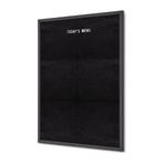 Letterbord met Zwarte Lijst - 60 x 80 cm, Zakelijke goederen, Kantoor en Winkelinrichting | Winkel en Inventaris, Verzenden