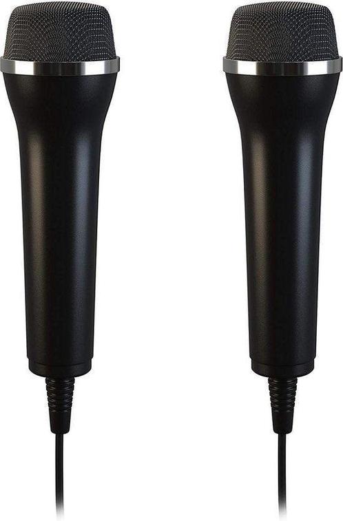 2x USB microfoons voor Nintendo Switch, Wii, Wii U, PS2, PS3, Spelcomputers en Games, Spelcomputers | Overige Accessoires, Zo goed als nieuw
