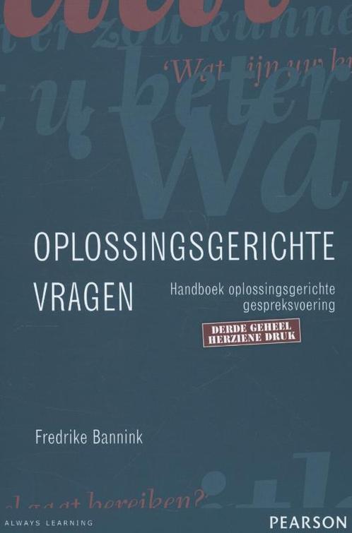 Oplossingsgerichte vragen 9789026522611, Boeken, Studieboeken en Cursussen, Zo goed als nieuw, Verzenden
