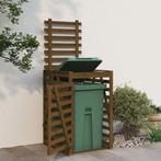 Containerberging 84x90x128,5 cm massief grenenhout honing..., Huis en Inrichting, Verzenden, Nieuw