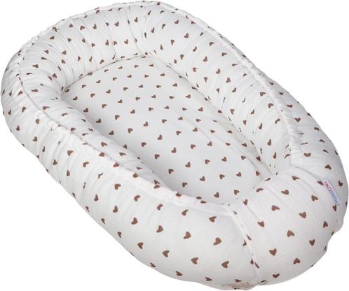 MamaLoes Hartjes Hydrofiel Babynest ML020131, Kinderen en Baby's, Kinderkamer | Beddengoed, Nieuw, Verzenden