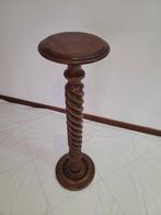 Bijzettafel - Hout - Antieke salomonische zuil, Antiek en Kunst