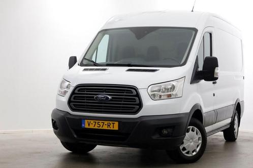 Ford Transit 2.0 TDCI 130pk E6 L2H2 Trend Airco/Navi Trekhaa, Auto's, Bestelauto's, Dealer onderhouden, Lease, Handgeschakeld