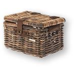 Basil Mand  riet denton basket S 35x24x22 nature brown, Fietsen en Brommers, Nieuw