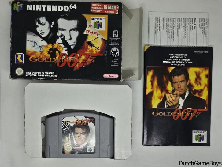 Nintendo 64 / N64 - 007 GoldenEye - NFAH, Spelcomputers en Games, Games | Nintendo 64, Gebruikt, Verzenden