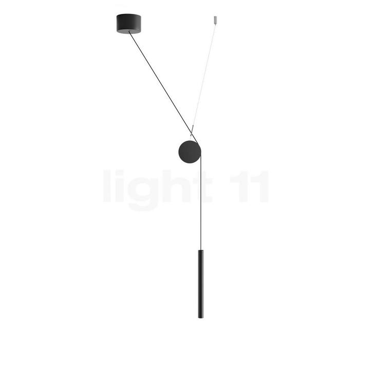 Luceplan Doi Hanglamp LED met Extra, zwart/zwart/zwart - DAL, Huis en Inrichting, Lampen | Hanglampen, Nieuw, Verzenden