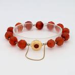 Armband - 14 karaat Geel goud - Carneool, Nieuw