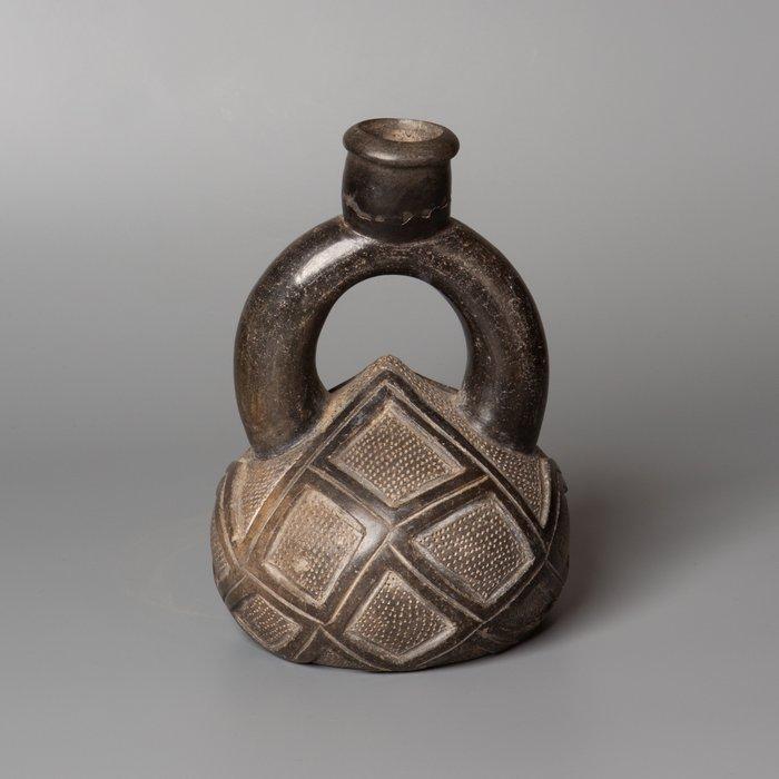 Cupisnique - Chavin, Peru Terracotta Huaco met, Verzamelen, Mineralen en Fossielen
