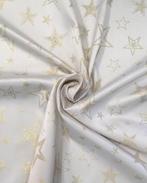 Polyester Lurex Gold Stars, Nieuw