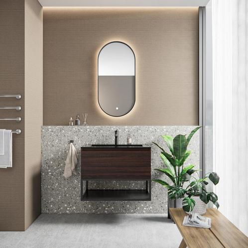 Badkamermeubelset BWS Anubis Frame 80cm 1 Lade Sonama, Doe-het-zelf en Verbouw, Sanitair, Bad, Nieuw, Ophalen of Verzenden