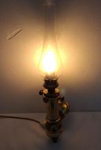Ships lamp - Glas, Messing
